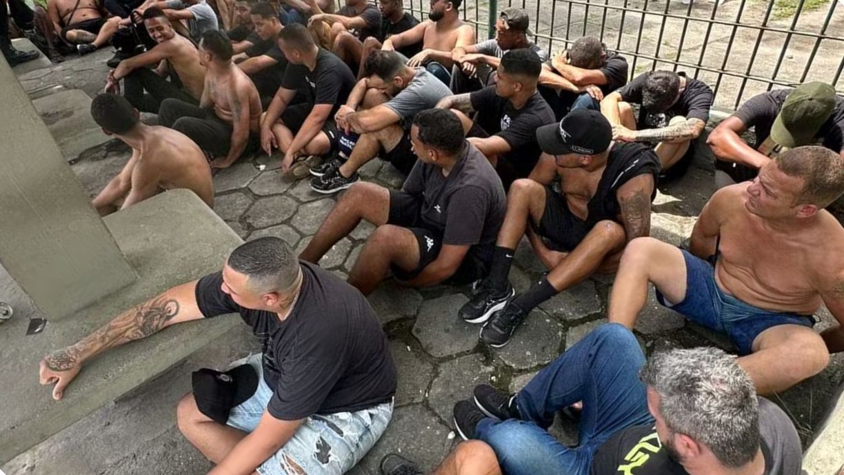 DIA DE CLÁSSICO ENTRE VASCO E FLAMENGO ACABA COM 50 TORCEDORES PRESOS